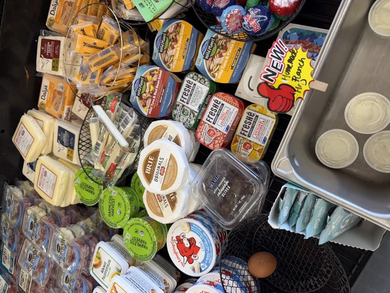 The cheese case at Westside Market